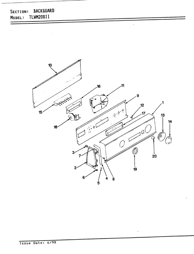 Diagram for TLWM208IIW