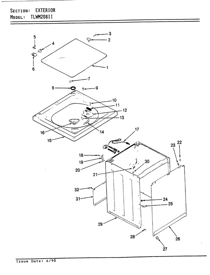 Diagram for TLWM208IIW