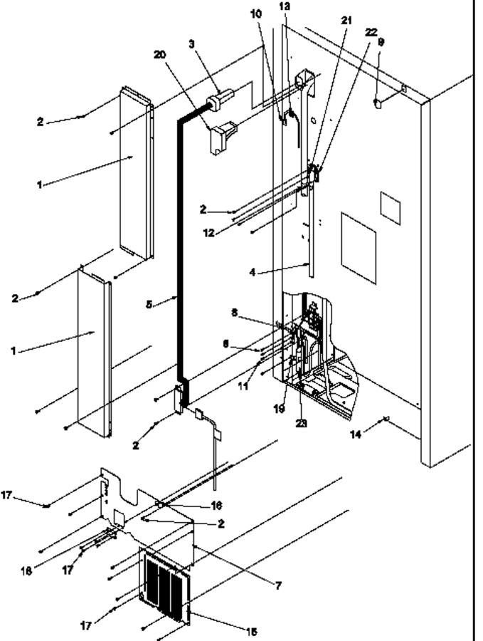 Diagram for TN22AW (BOM: P1300701W W)