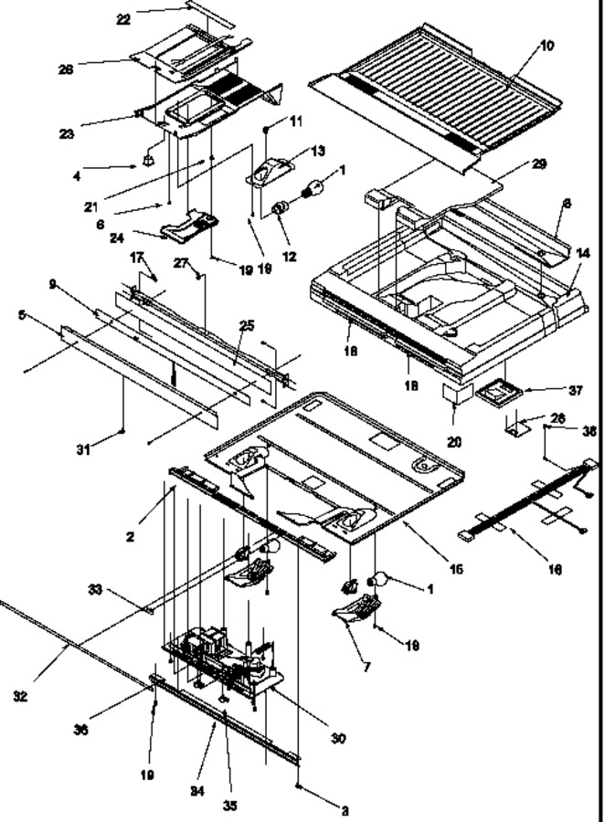 Diagram for TN22AW (BOM: P1300701W W)