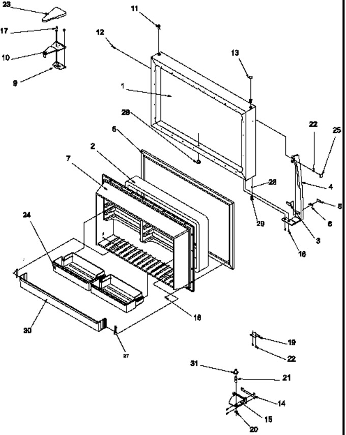 Diagram for TN22AL (BOM: P1300701W L)
