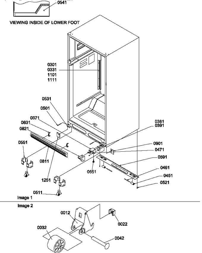Diagram for TN22CW (BOM: P1300704W W)