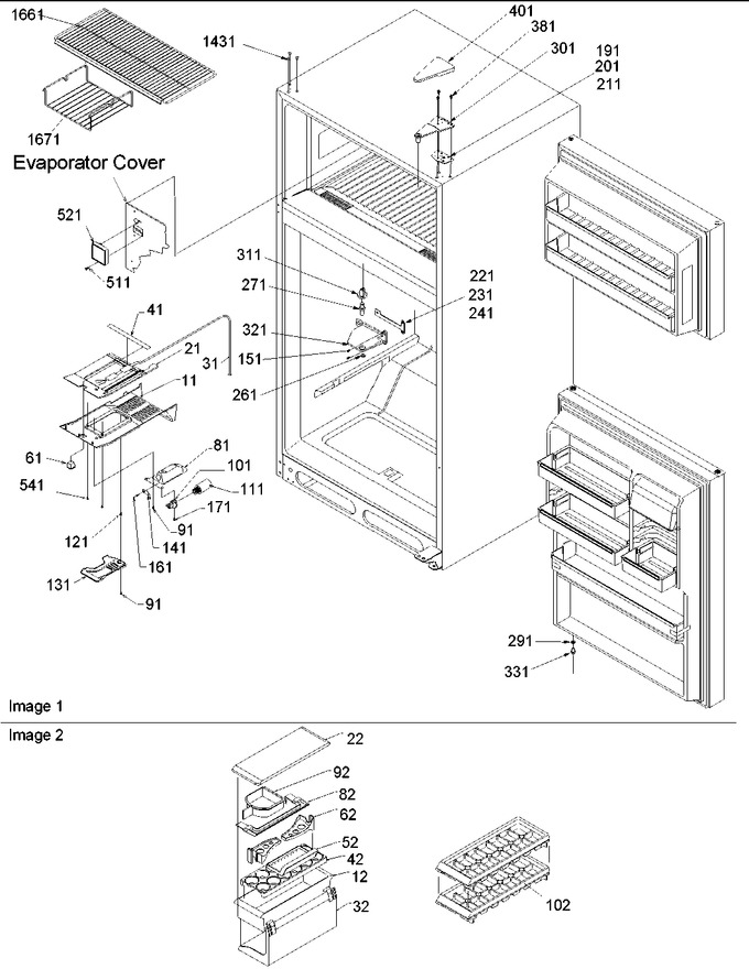 Diagram for TR521VW (BOM: P1322601W W)