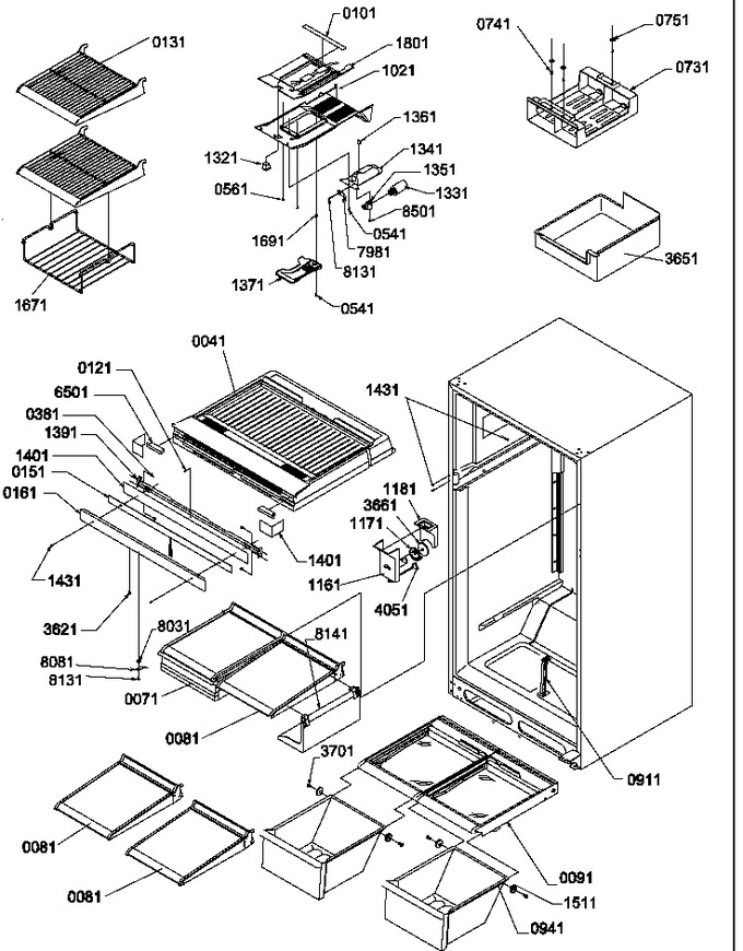 Diagram for TR522SL (BOM: P1182703W L)