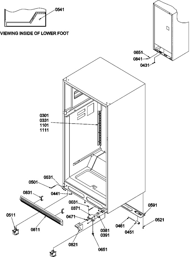 Diagram for TR525VW (BOM: P1322701W W)