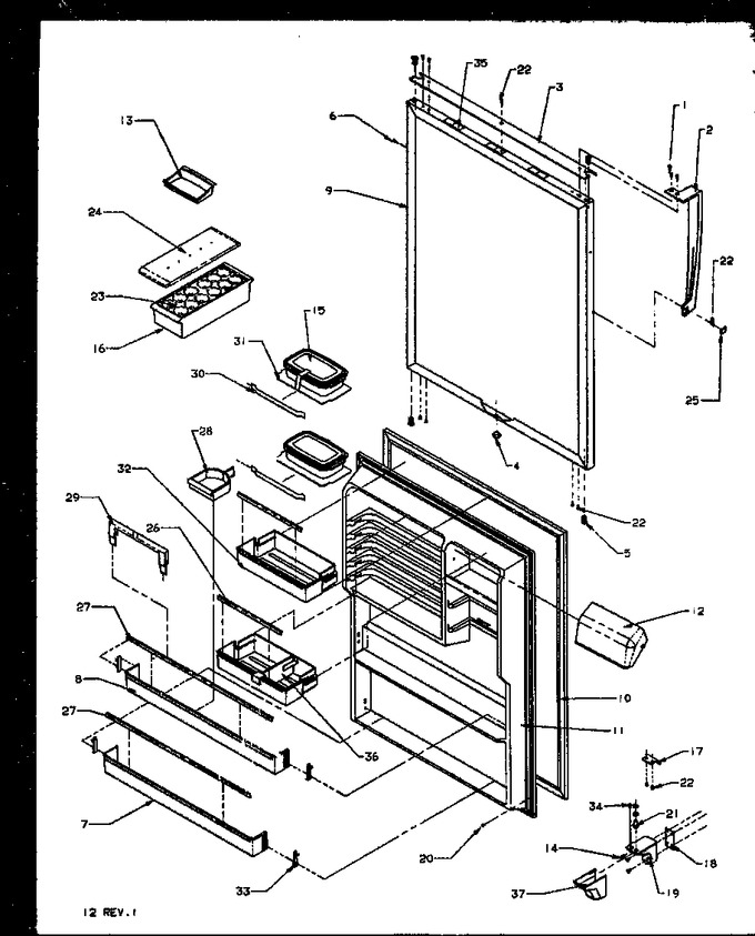 Diagram for TS18R2G (BOM: P1158311W G)