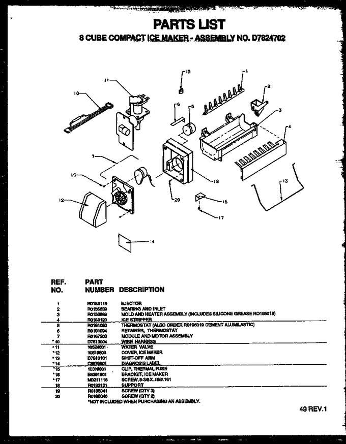 Diagram for TS18R2G (BOM: P1158411W G)
