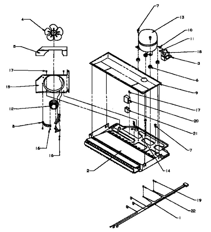 Diagram for TX22R3W (BOM: P1181602W W)