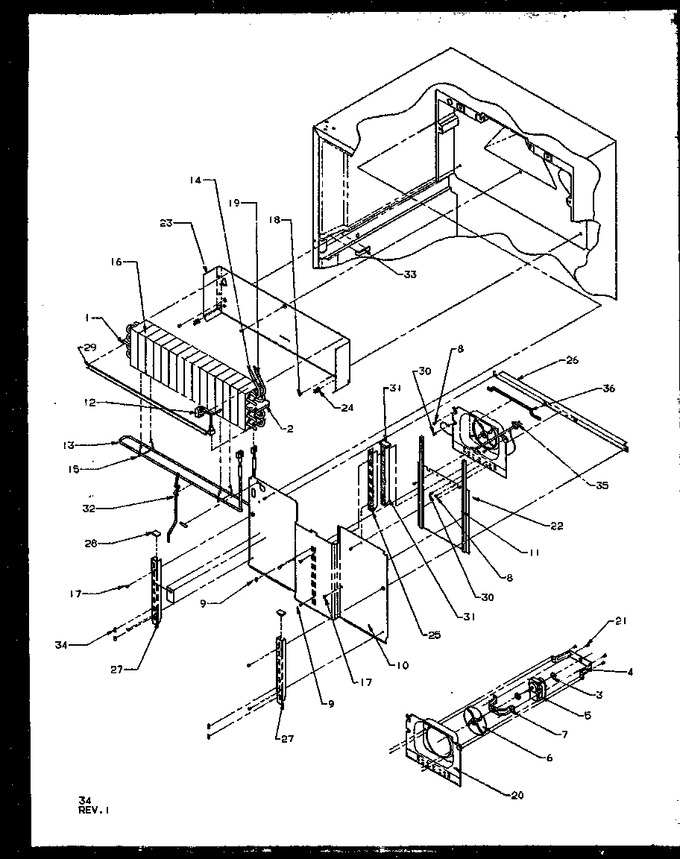 Diagram for TS18RBW (BOM: P1158407W W)