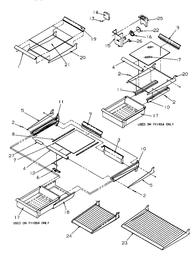 Diagram for TY18S4L (BOM: P1195303W L)