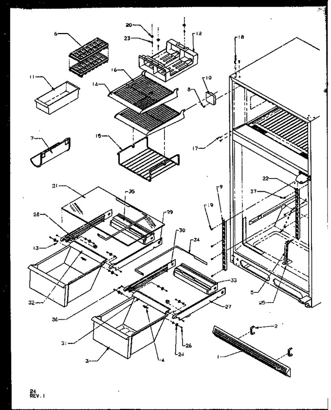 Diagram for TX21RE (BOM: P1157605W E)