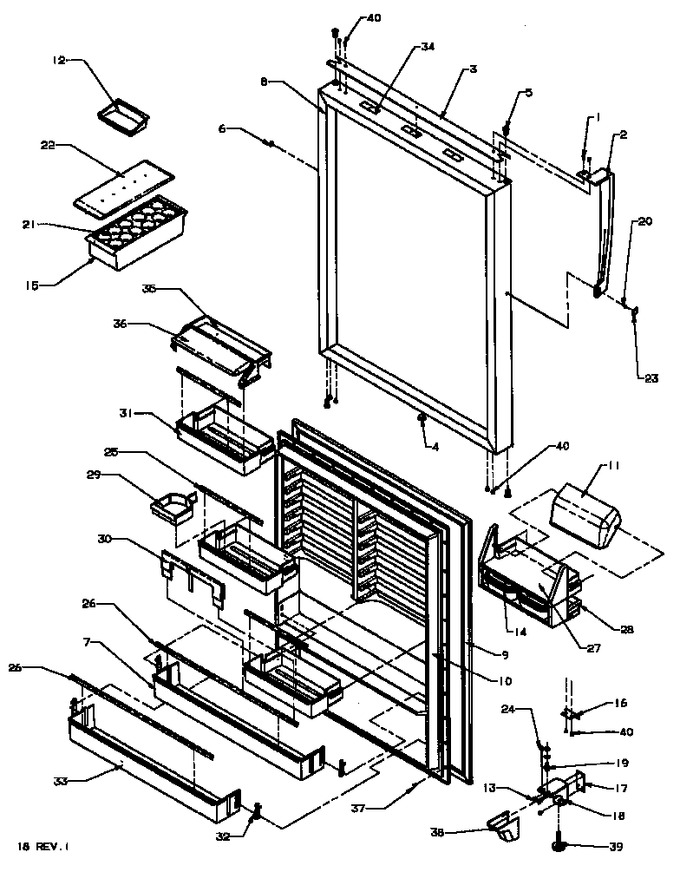 Diagram for TX22R3W (BOM: P1181602W W)