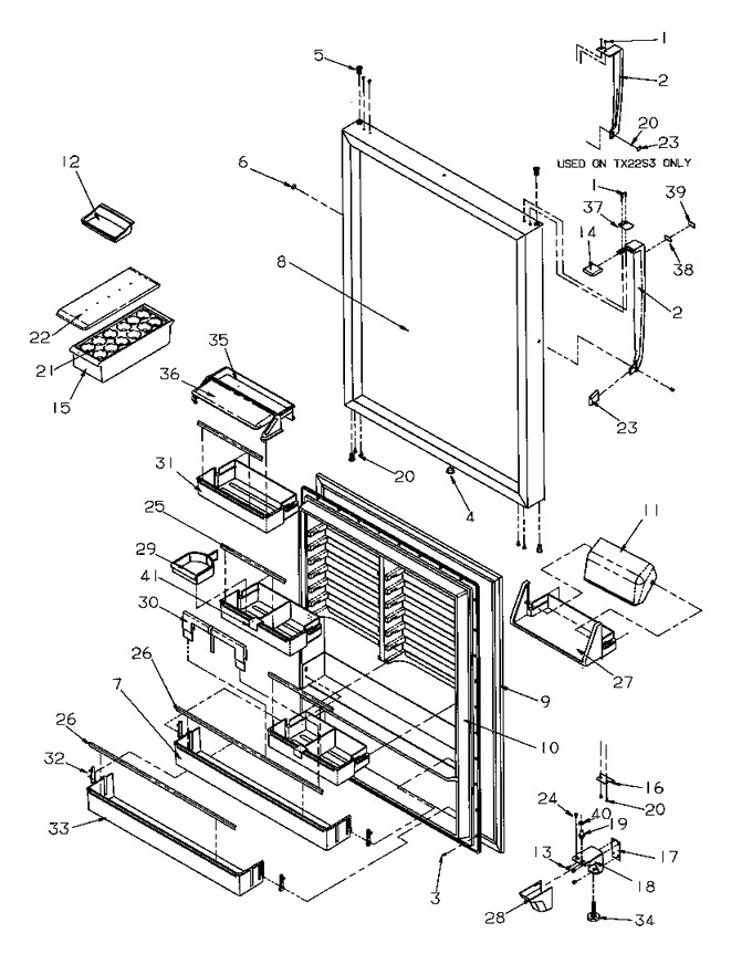 Diagram for TX22S3L (BOM: P1196002W L)