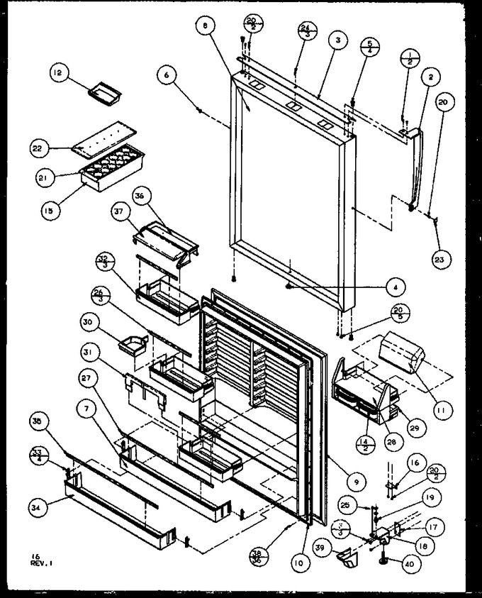 Diagram for TZ19RE (BOM: P1158501W E)