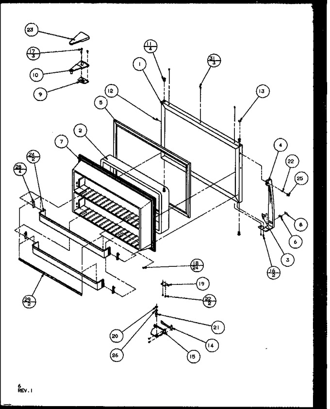 Diagram for TZI21RL (BOM: P1168001W L)