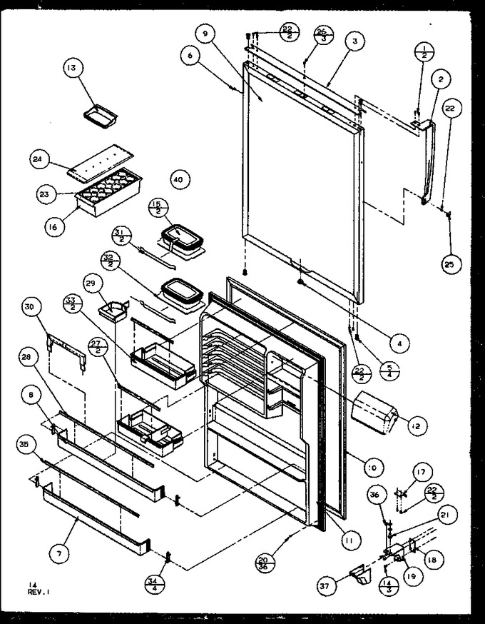 Diagram for TZ21RE (BOM: P1157601W E)