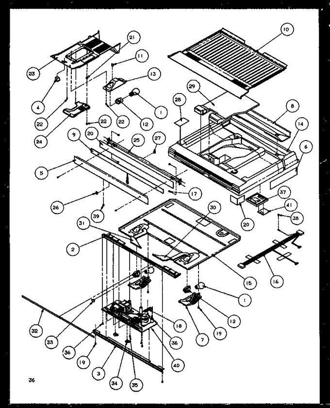 Diagram for TZI21RW (BOM: P1168005W W)