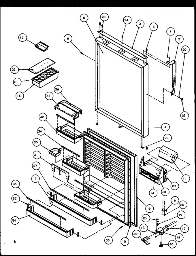 Diagram for TZI22RL (BOM: P1168007W L)