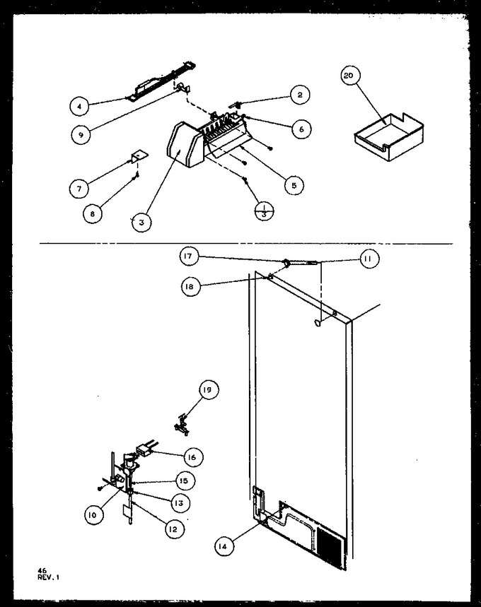 Diagram for TZI21RL (BOM: P1168001W L)