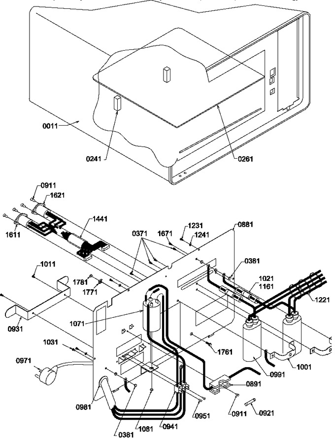 Diagram for U1600I (BOM: P1194306M)