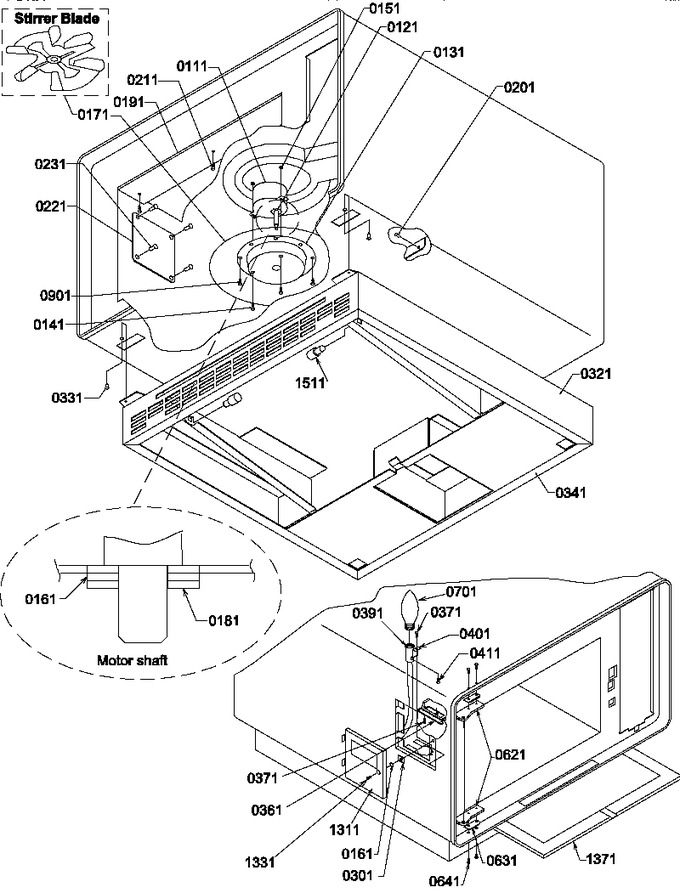 Diagram for U1600I (BOM: P1194306M)