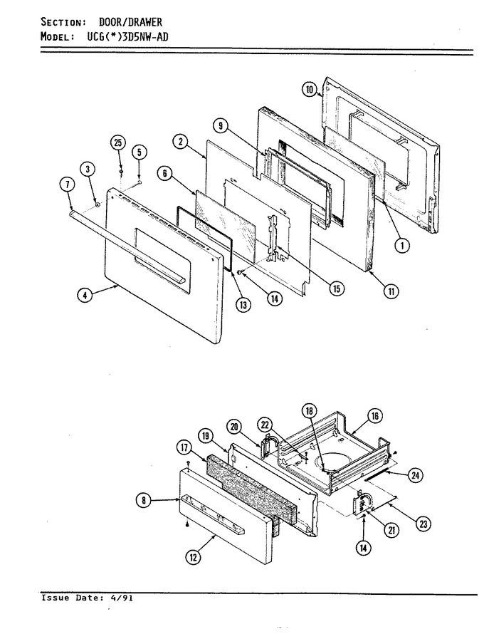 Diagram for UCGA3D5NW-AD
