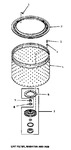 Diagram for 13 - Lint Filter, Washtub & Hub