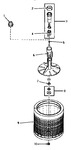 Diagram for 01 - Agitator And Washtub