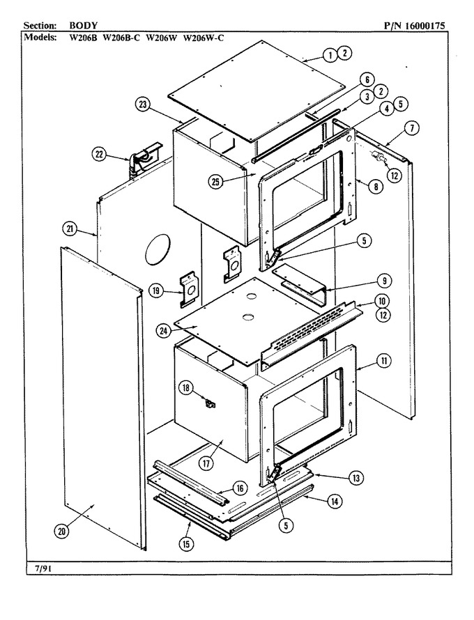 Diagram for W206B-C