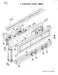 Diagram for 03 - Control Panel
