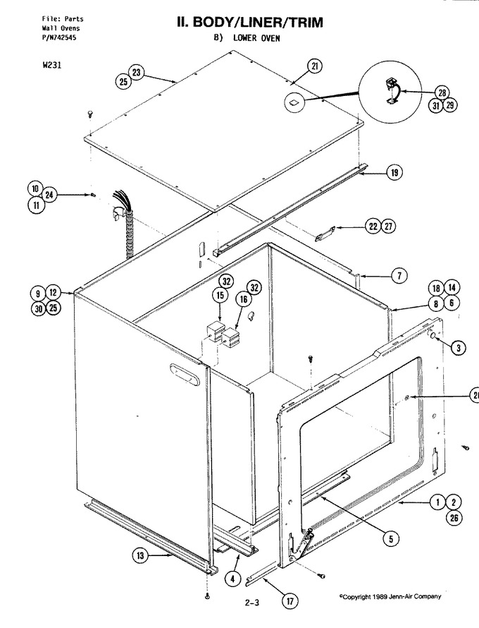 Diagram for W231