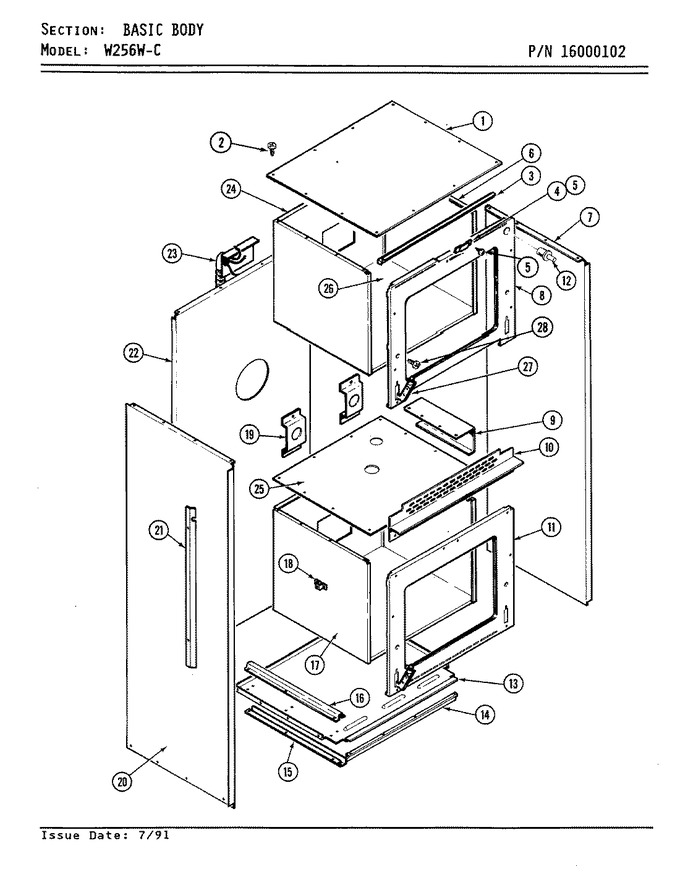 Diagram for W256W-C
