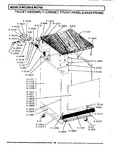 Diagram for 10 - Faucet Assy, Cabinet, Front Panel & Base
