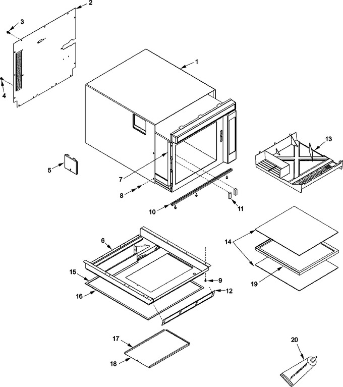 Diagram for WDYRC22 (BOM: P1331407M)