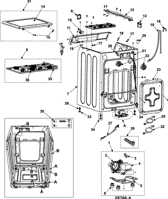 Diagram for WF306BHW
