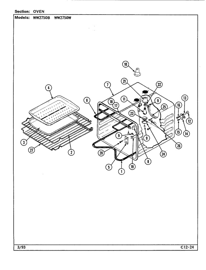 Diagram for WW2750W