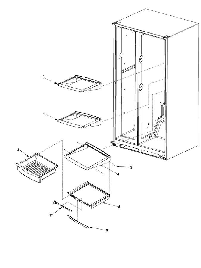 Diagram for XRSR465BW (BOM: PXRSR465BW0)