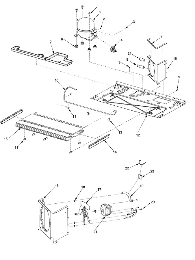Diagram for XRSR465BW (BOM: PXRSR465BW0)
