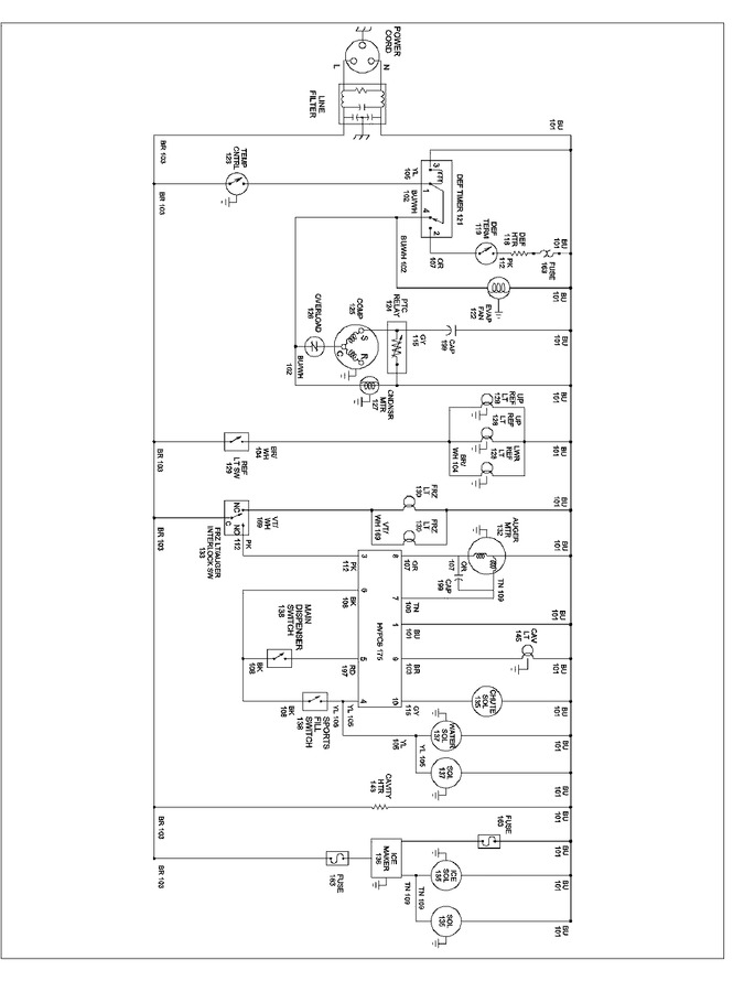 Diagram for XRSR465BW (BOM: PXRSR465BW0)
