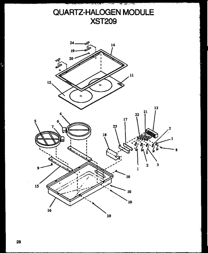 Diagram for XST2092W (BOM: P1100203)
