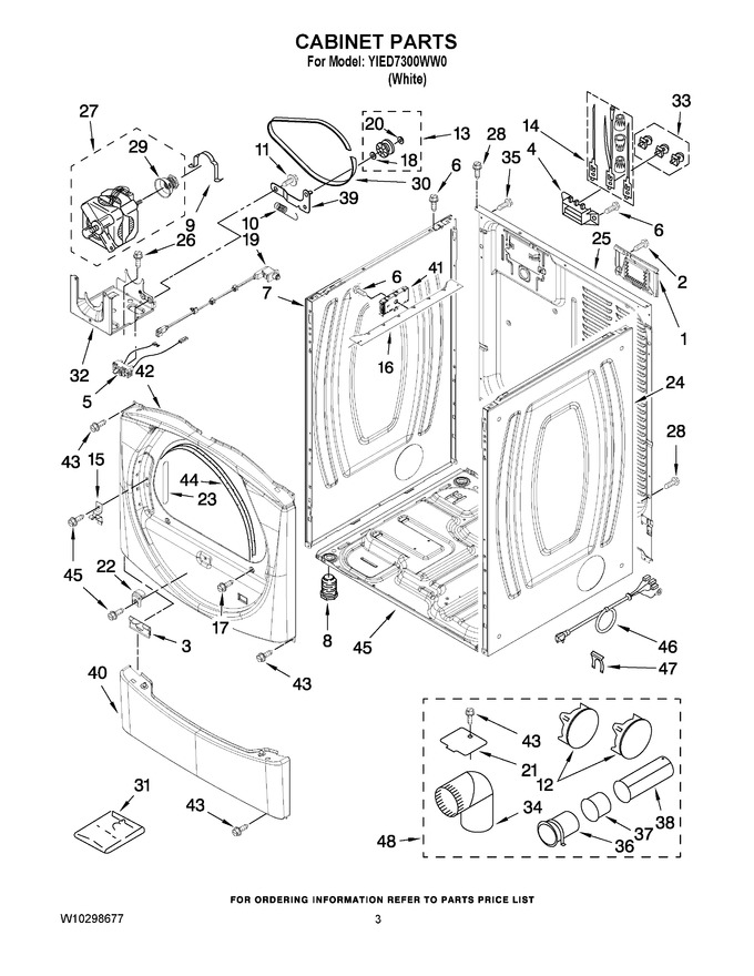 Diagram for YIED7300WW0