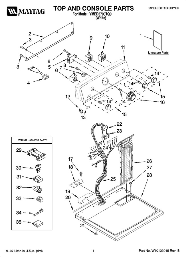 Diagram for YMED5700TQ0