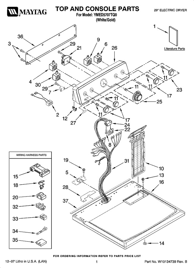 Diagram for YMED5707TQ0