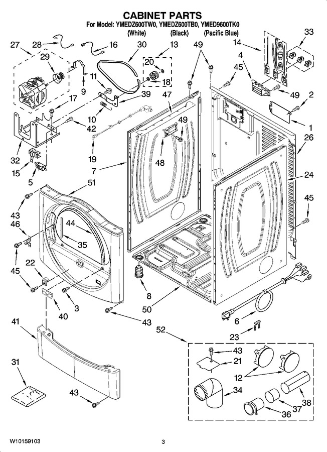 Diagram for YMED9600TK0