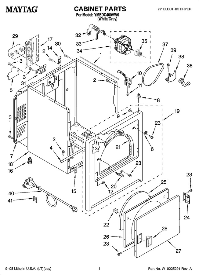 Diagram for YMEDC400VW0