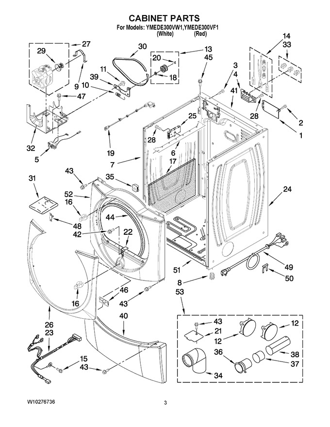 Diagram for YMEDE300VW1