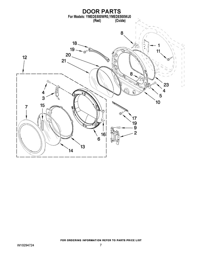 Diagram for YMEDE500WJ0