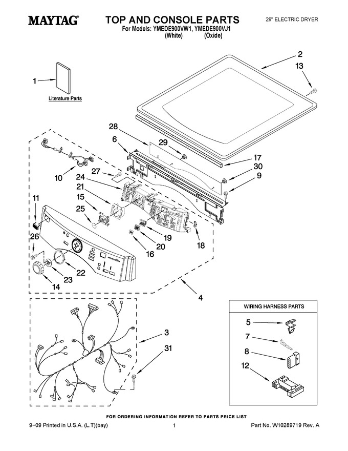 Diagram for YMEDE900VW1