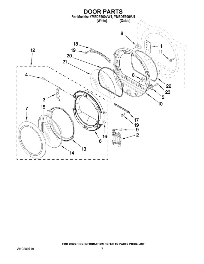 Diagram for YMEDE900VW1