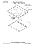 Diagram for 01 - Cooktop Parts